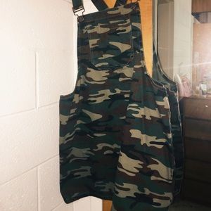 Camo Overall Dress
